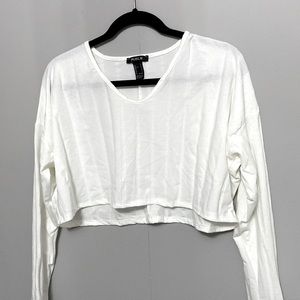 Shein cropped light weight long sleeve, size small